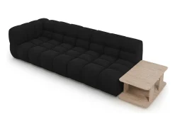Cosmopolitan Design - Sofá modular direito "Sky" 4 lugares em veludo - 297x102x75cm^ Sofá