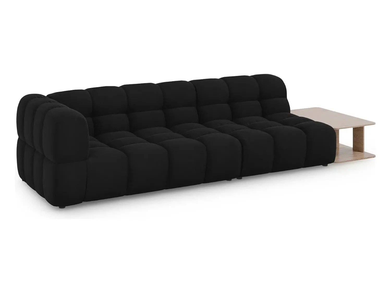 Cosmopolitan Design - Sofá modular direito "Sky" 4 lugares em veludo - 297x102x75cm^ Sofá