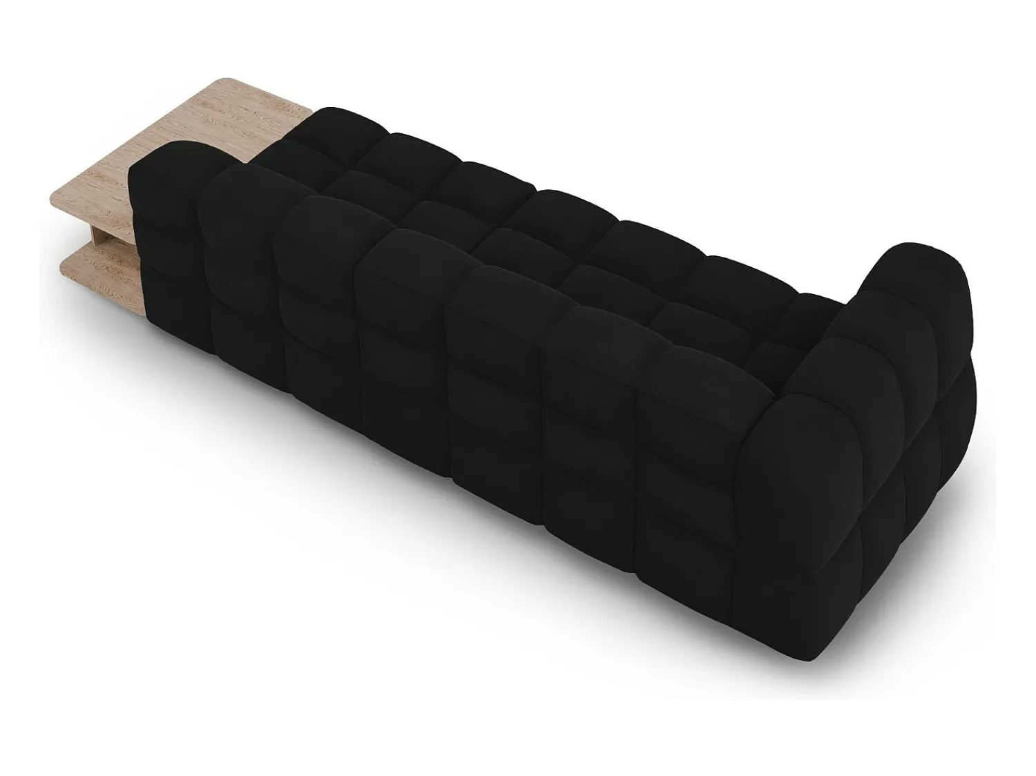 Cosmopolitan Design - Sofá modular direito "Sky" 4 lugares em veludo - 297x102x75cm^ Sofá