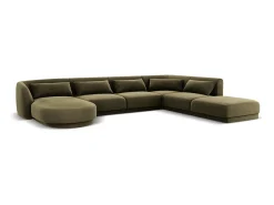 Sale Cosmopolitan Design - Sofá de canto direito panorâmico 