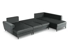 Sofá|Cosmopolitan Design - Sofá panorâmico convertível em linha reta com caixa de arrumação