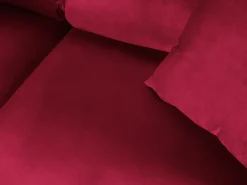 Cosmopolitan Design - Sofá convertível de canto esquerdo com caixa de arrumação "Kyoto" 5 lugares em veludo - 243x194x88cm^ Sofá