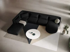 Sofá*Cosmopolitan Design - Sofá de canto panorâmico à esquerda 