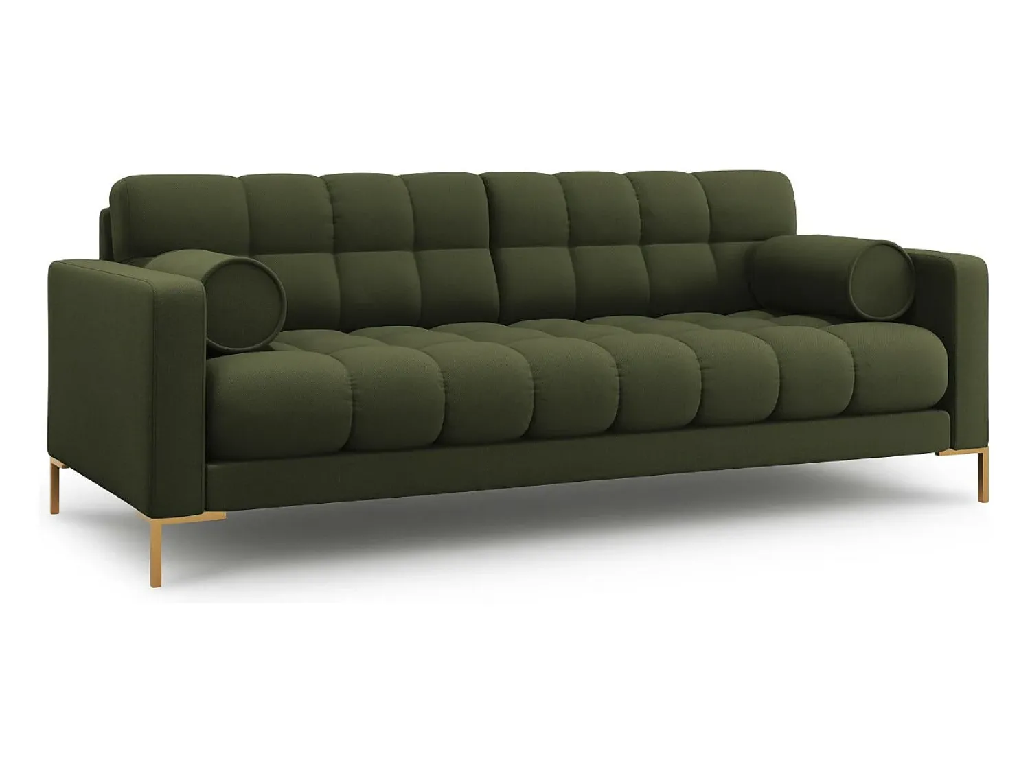 Cosmopolitan Design - Sofá "Bali" 4 lugares em tecido estrutural - 217x92x75cm^ Sofá
