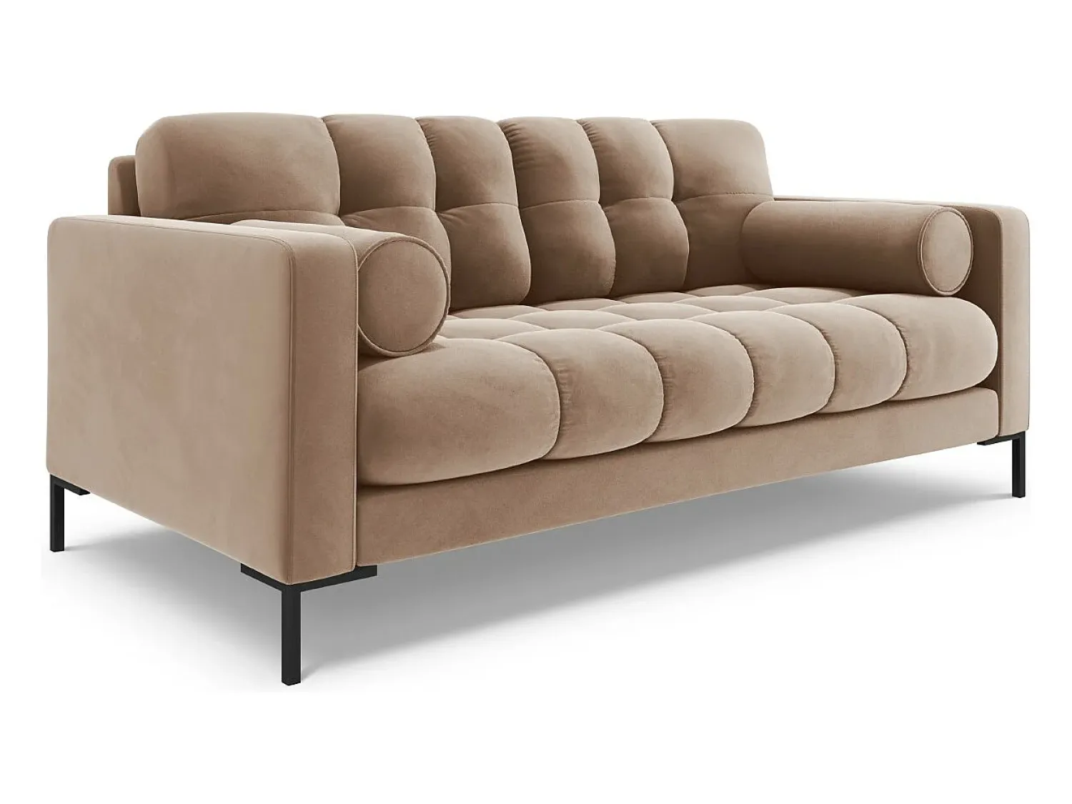 Cosmopolitan Design - Sofá "Bali" 2 lugares em veludo - 152x92x75cm^ Sofá