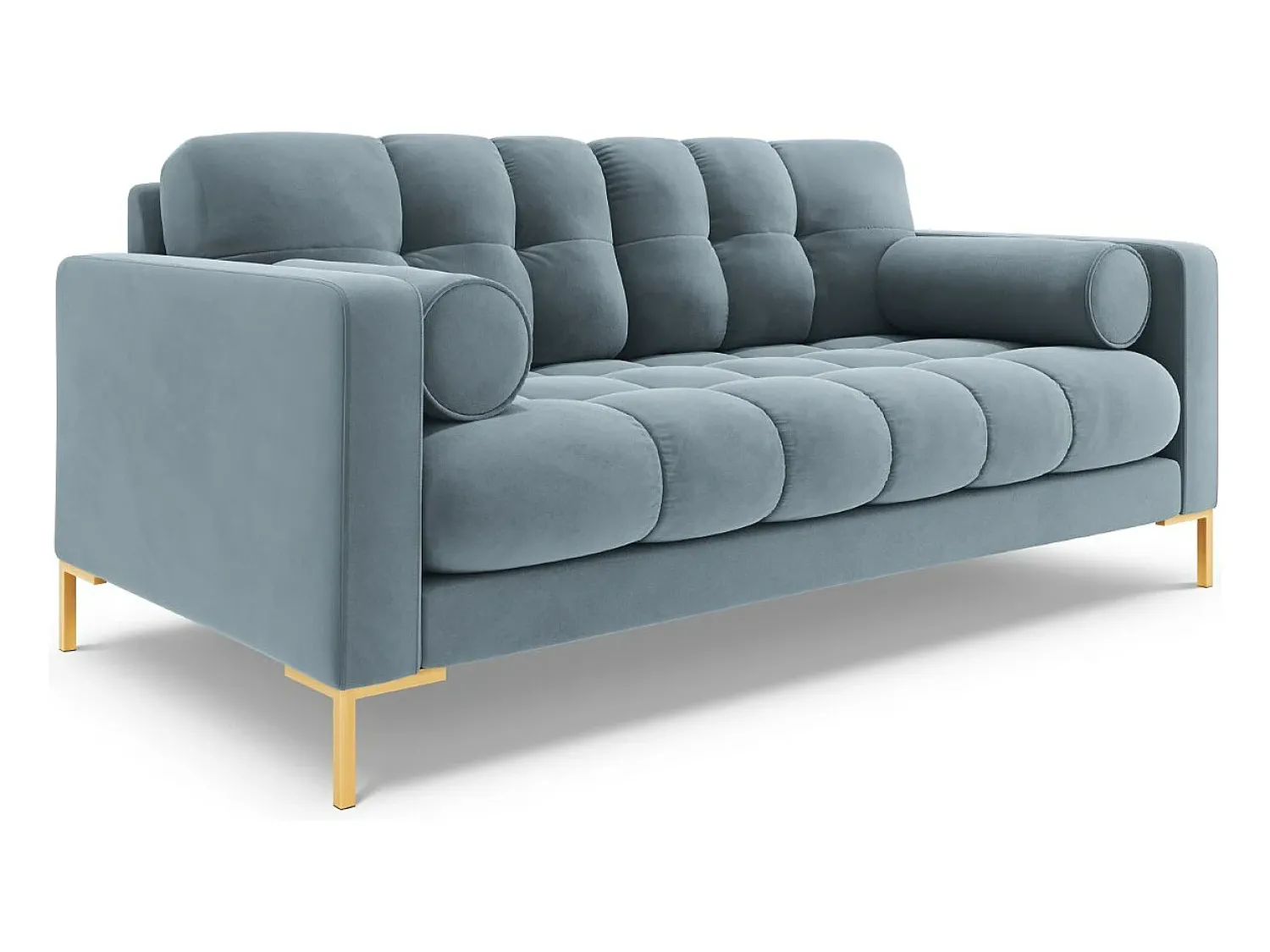 Cosmopolitan Design - Sofá "Bali" 2 lugares em veludo - 152x92x75cm^ Sofá