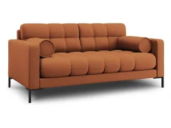 Sale Cosmopolitan Design - Sofá "Bali" 2 lugares em tecido estrutural tijolo - 152x92x75cm Terracota