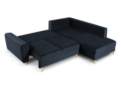 Sofá|Cosmopolitan Design - Sofá convertível de canto direito com caixa de arrumação