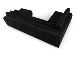 Sofá*Cosmopolitan Design - Sofá panorâmico convertível esquerdo com caixa de arrumação