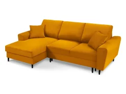 Sofá*Cosmopolitan Design - Sofá convertível de canto esquerdo com caixa de arrumação