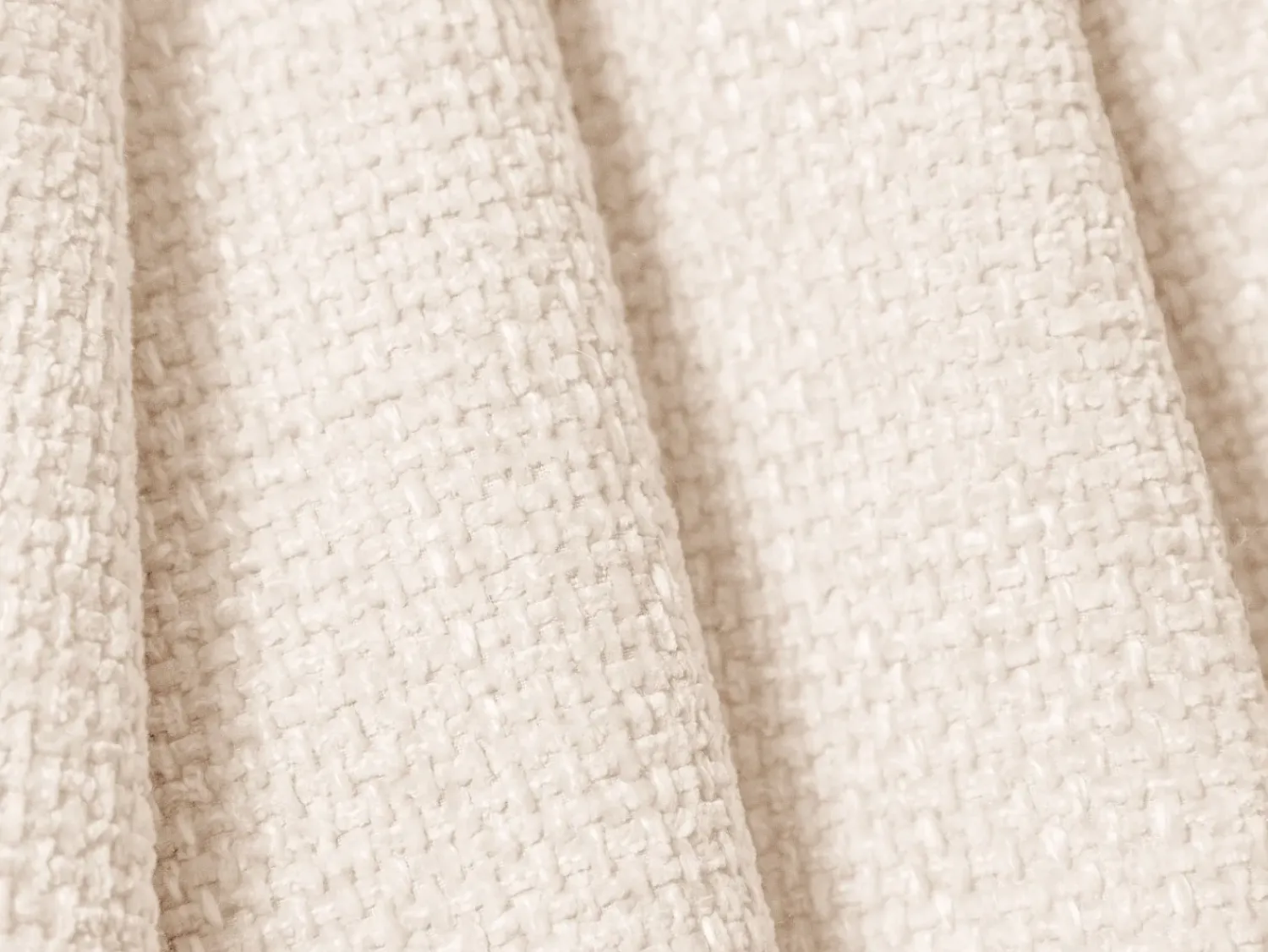 Cosmopolitan Design - Sofá de canto simétrico "Tulum" 5 lugares em tecido chenille claro - 255x255x70cm^ Sofá