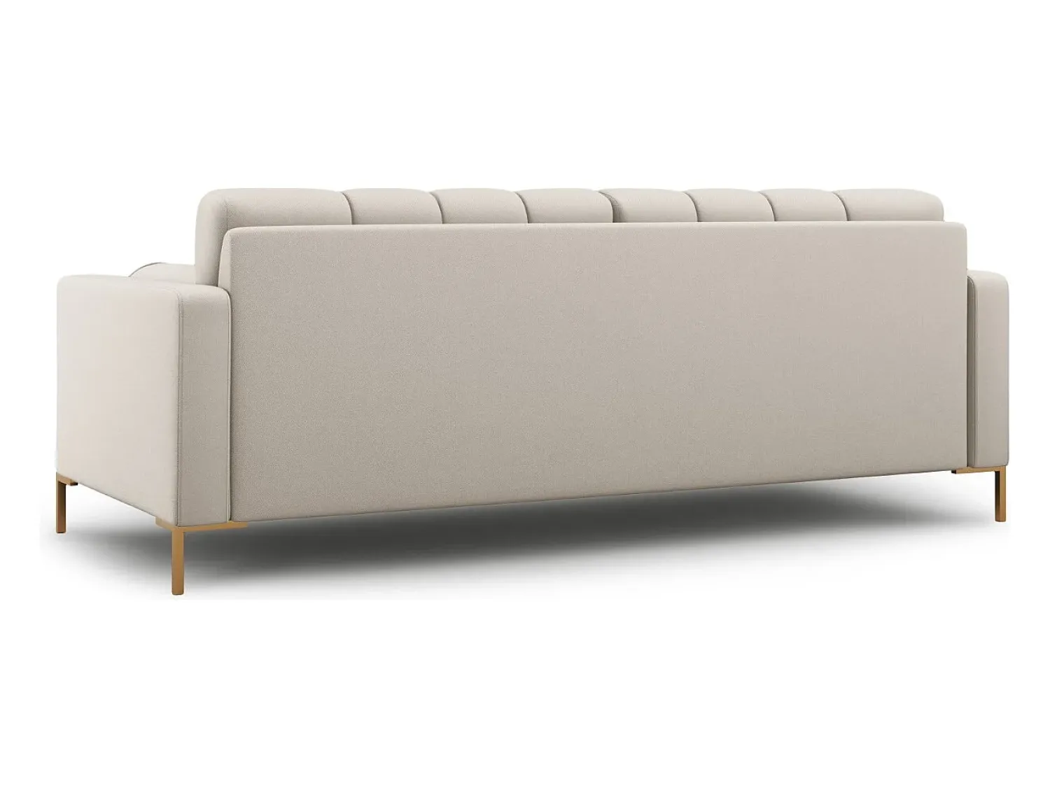 Sofá|Cosmopolitan Design - Sofá "Bali" 3 lugares em tecido estrutural - 177x92x75cm Bege