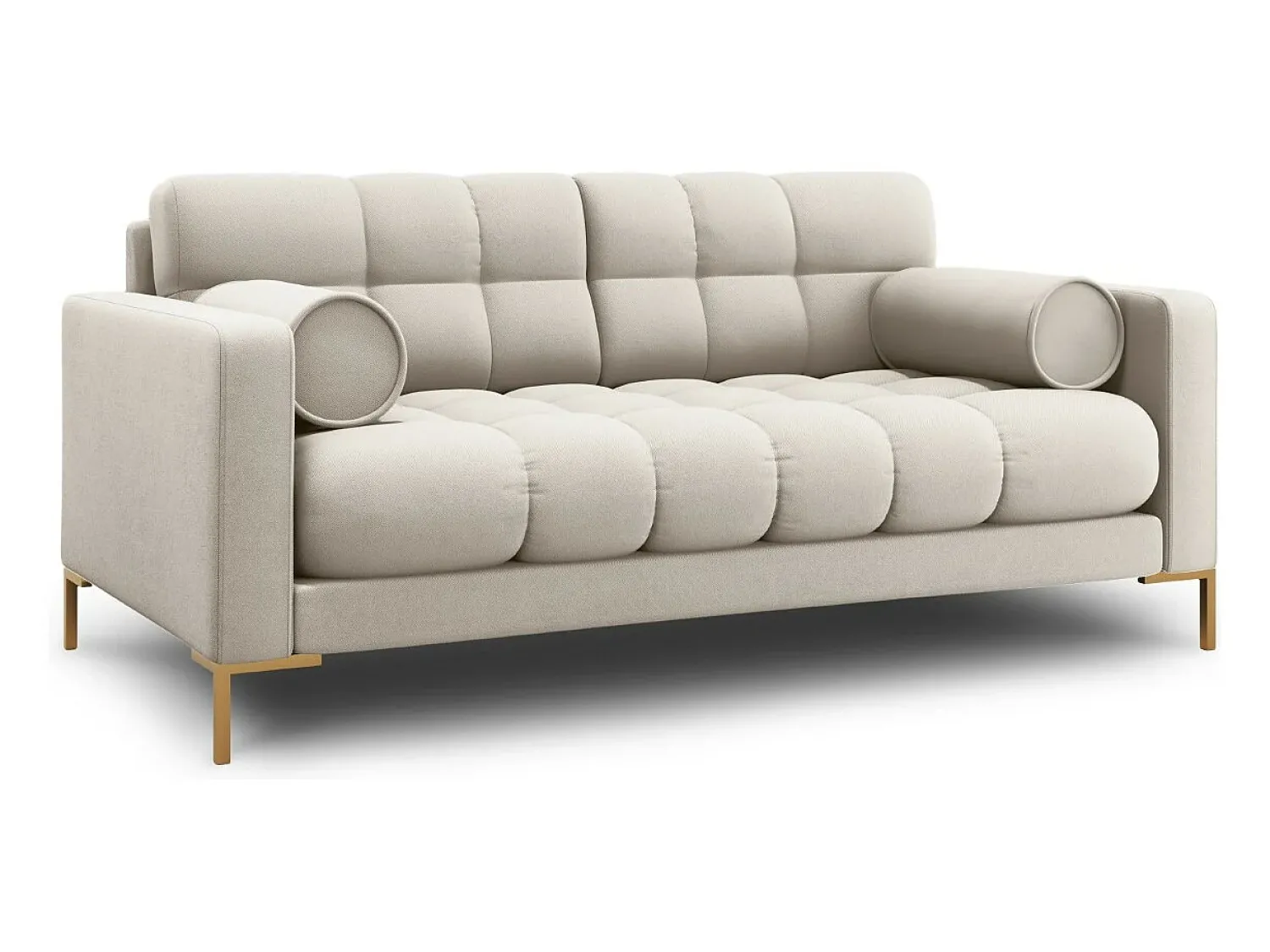 Cosmopolitan Design - Sofá "Bali" 2 lugares em tecido estrutural - 152x92x75cm^ Sofá