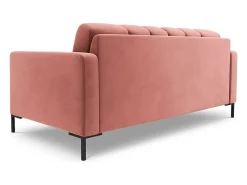 Clearance Cosmopolitan Design - Sofá "Bali" 2 lugares em veludo - 152x92x75cm Rosa
