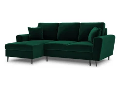 Sofá|Cosmopolitan Design - Sofá convertível de canto esquerdo com caixa de arrumação