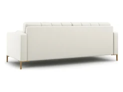 Cosmopolitan Design - Sofá "Bali" 3 lugares em tecido estrutural claro - 177x92x75cm Bege