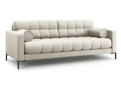 Best Cosmopolitan Design - Sofá "Bali" 3 lugares em tecido estrutural - 177x92x75cm Bege