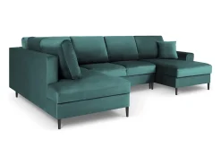 Sofá|Cosmopolitan Design - Sofá panorâmico convertível esquerdo com caixa de arrumação