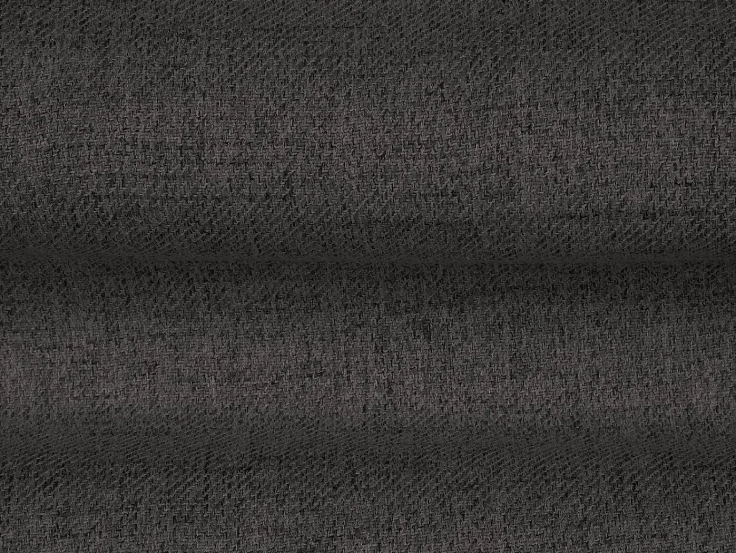 Sofá*Cosmopolitan Design - Sofá "Bali" 3 lugares em tecido estrutural cinza escuro - 177x92x75cm Cinza antracite