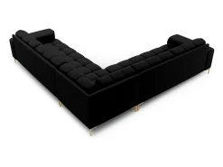 Cosmopolitan Design - Sofá de canto simétrico "Bali" 6 lugares em tecido estrutural - 256x256x75cm^ Sofá