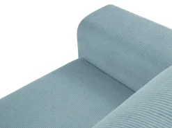 Cosmopolitan Design - Sofá convertível de canto direito com caixa de arrumação "Kyoto" 4 lugares em veludo cotelê - 241x145x88cm^ Sofá
