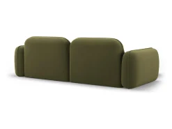 Cosmopolitan Design - Sofá modular de canto esquerdo "Sydney" 3 lugares em veludo - 230x165x70cm^ Sofá