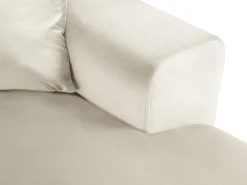 Cosmopolitan Design - Sofá panorâmico convertível esquerdo com caixa de arrumação 