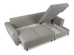 Sofá*Cosmopolitan Design - Sofá convertível de canto direito com caixa de arrumação
