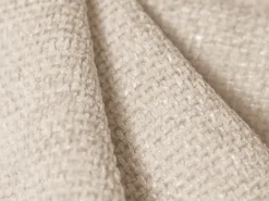 Cosmopolitan Design - Sofá direito "Arendal" 4 lugares em tecido chenille claro - 262x102x70cm^ Sofá