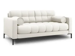 Sofá|Cosmopolitan Design - Sofá "Bali" 2 lugares em tecido estrutural claro - 152x92x75cm Bege