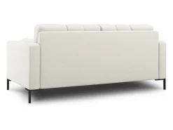 Sofá|Cosmopolitan Design - Sofá "Bali" 2 lugares em tecido estrutural claro - 152x92x75cm Bege