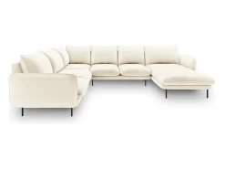 New Cosmopolitan Design - Sofá de canto panorâmico à esquerda 