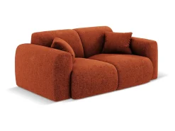 Cosmopolitan Design - Sofá "Nolio" 2 lugares em tecido chenille - 170x95x72cm^ Sofá