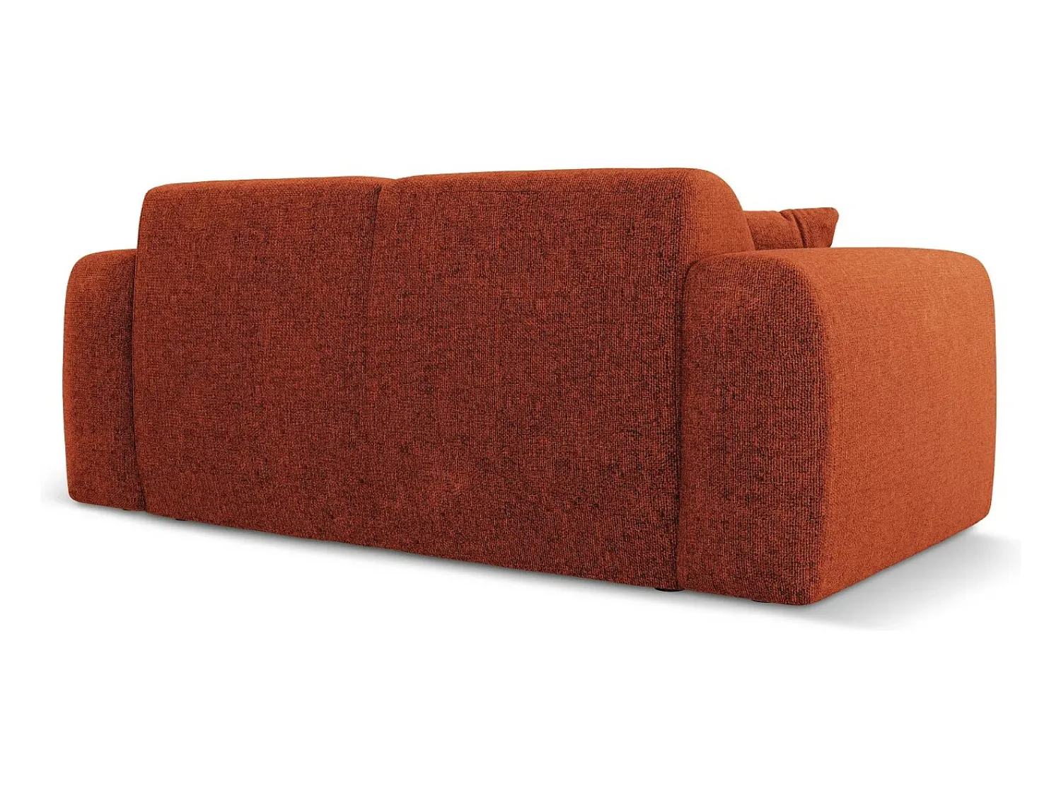 Cosmopolitan Design - Sofá "Nolio" 2 lugares em tecido chenille - 170x95x72cm^ Sofá