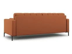 Cosmopolitan Design - Sofá "Bali" 4 lugares em tecido estrutural tijolo - 217x92x75cm^ Sofá