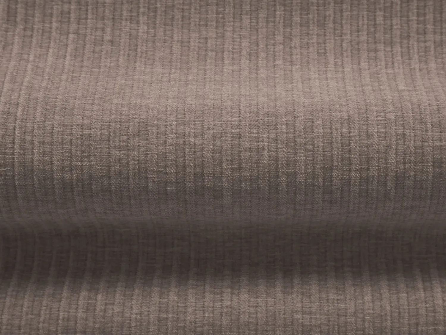 Clearance Cosmopolitan Design - Sofá panorâmico "Arendal" 6 lugares em tecido chenille com efeito canelado escuro - 364x166x70cm Bege