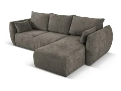 Clearance Cosmopolitan Design - Sofá convertível de canto direito com caixa de arrumação 
