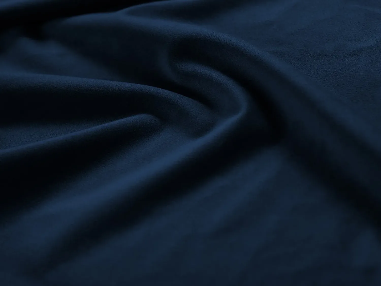 Cosmopolitan Design - Sofá de canto direito "Bali" 5 lugares em veludo azul real - 293x185x75cm Azul escuro