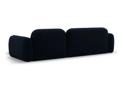 Sofá|Cosmopolitan Design - Sofá modular de canto direito "Sydney" 4 lugares em veludo azul real - 275x165x70cm Azul escuro