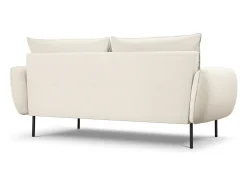Sofá|Cosmopolitan Design - Sofá "Vienna" 3 lugares em tecido bouclé - 200x92x95cm Bege