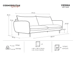 Sofá|Cosmopolitan Design - Sofá 