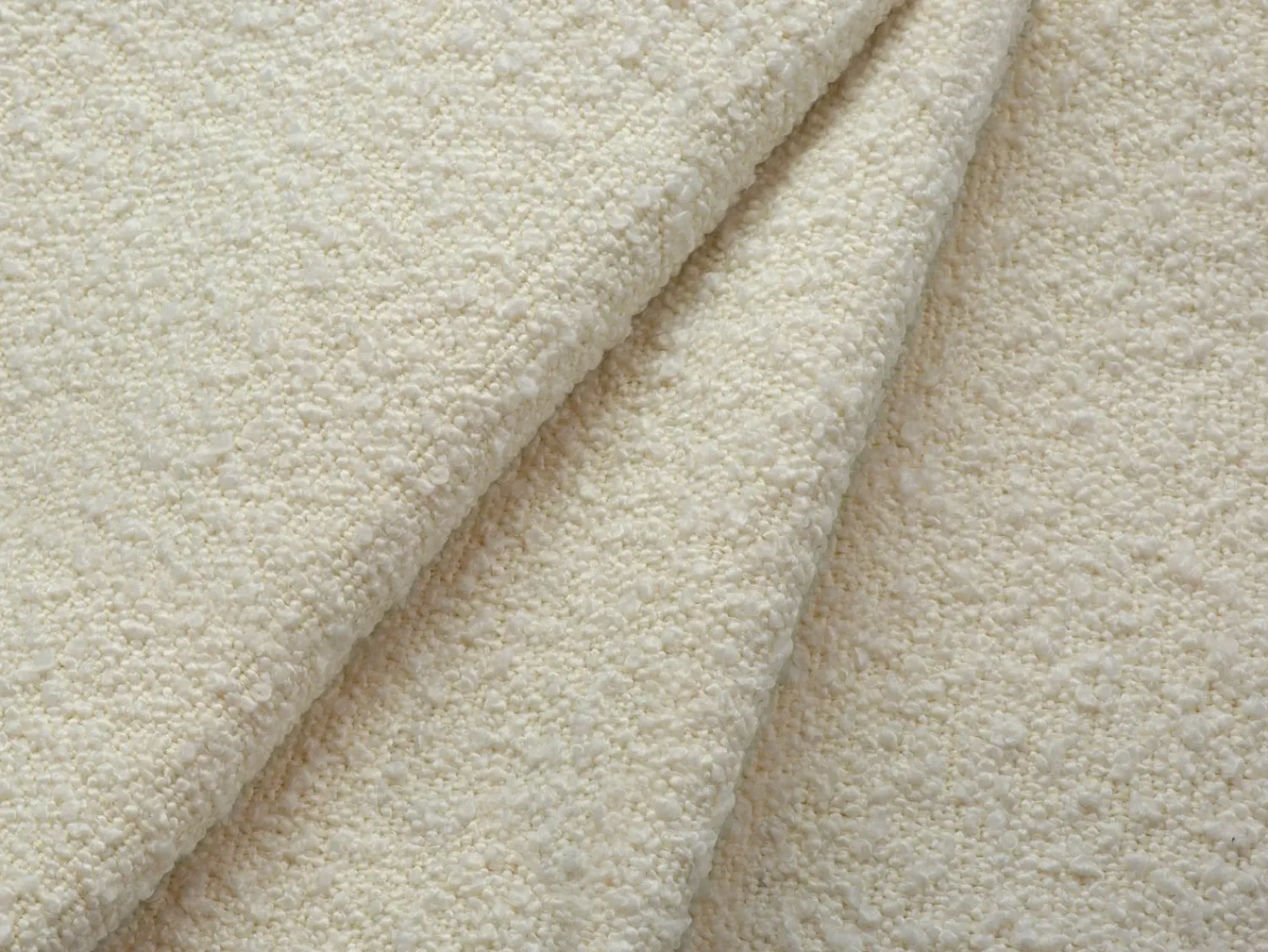 Sofá|Cosmopolitan Design - Sofá de canto esquerdo "Vienna" 5 lugares em tecido bouclé - 255x170x95cm Bege