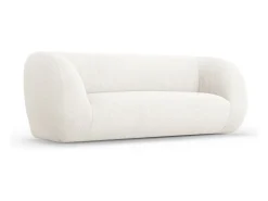 Cosmopolitan Design - Sofá "Essen" 2 lugares em tecido bouclé - 210x95x86cm^ Sofá