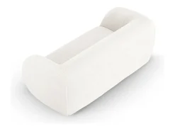 Cosmopolitan Design - Sofá "Essen" 2 lugares em tecido bouclé - 210x95x86cm^ Sofá