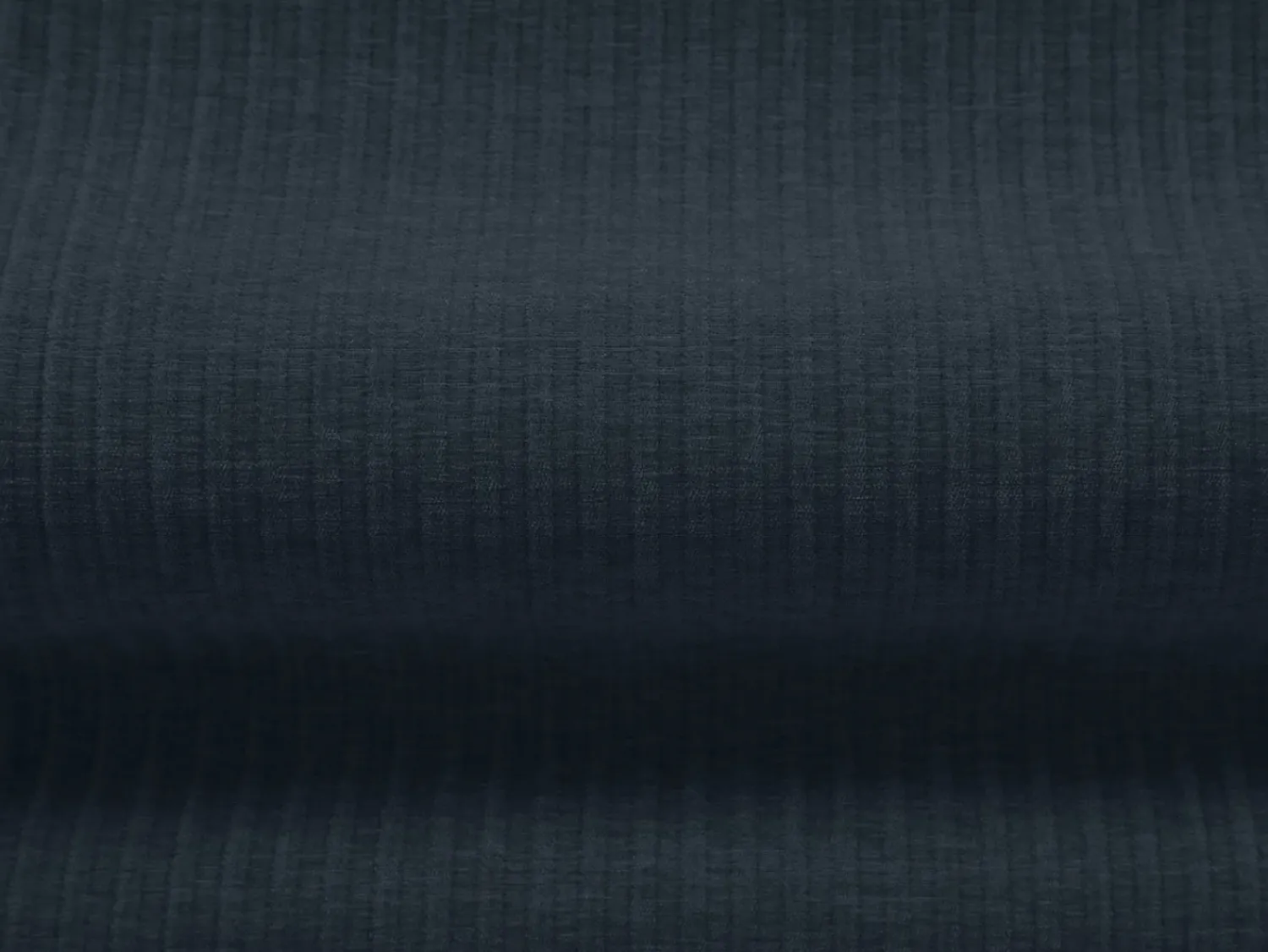 Sofá|Cosmopolitan Design - Sofá esquerdo "Arendal" 4 lugares em tecido chenille com efeito canelado azul marinho - 262x102x70cm Azul esverdeado