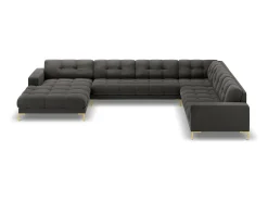 Cosmopolitan Design - Sofá de canto direito panorâmico 