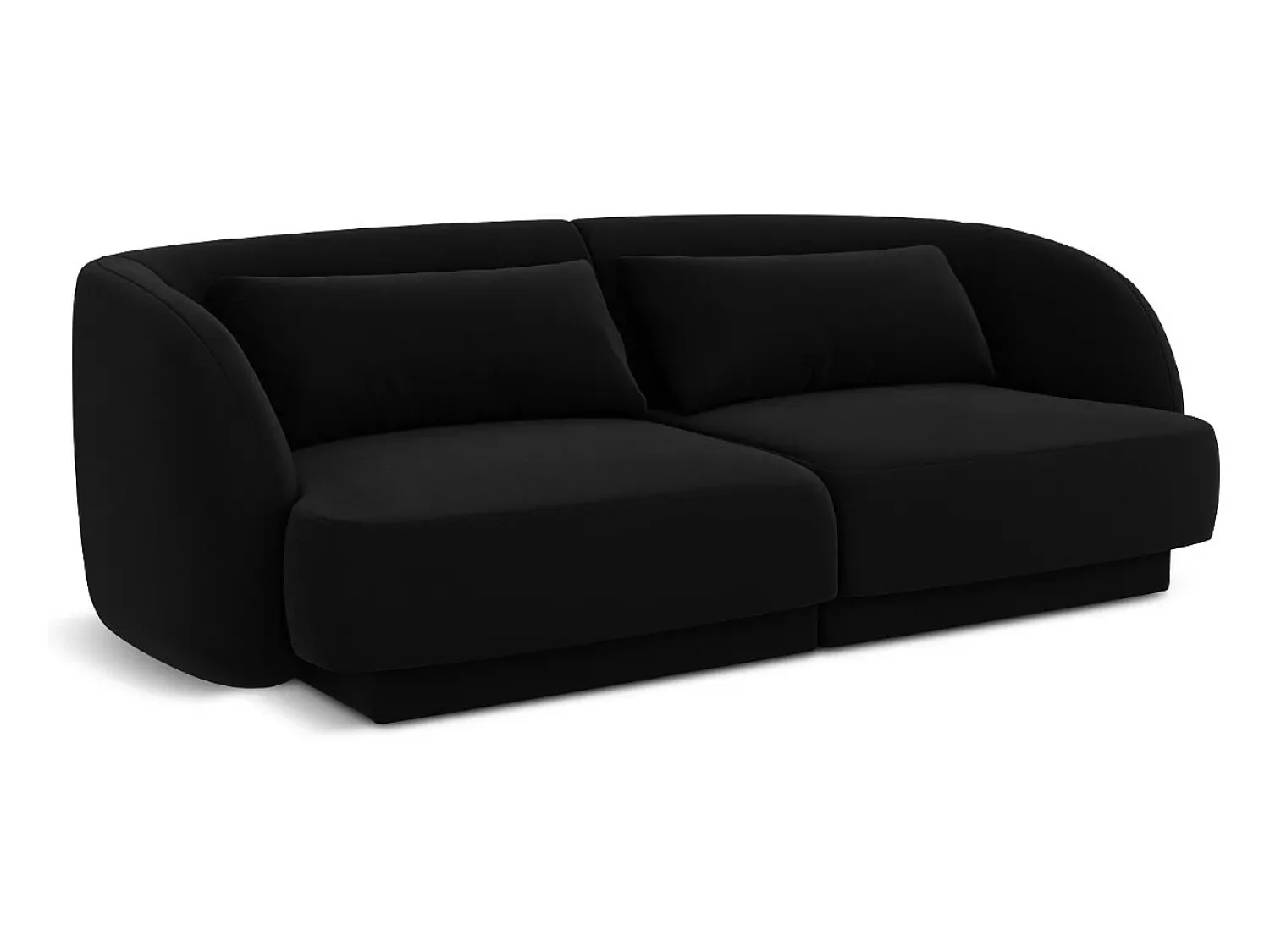 Cosmopolitan Design - Sofá "Tulum" 2 lugares em veludo - 180x90x70cm^ Sofá