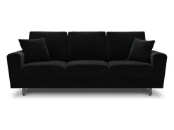 Cosmopolitan Design - Sofá-cama com compartimento de arrumação "Kyoto" 3 lugares em veludo - 235x100x88cm^ Sofá