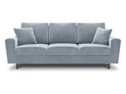 Cosmopolitan Design - Sofá-cama com compartimento de arrumação "Kyoto" 3 lugares em veludo - 235x100x88cm^ Sofá