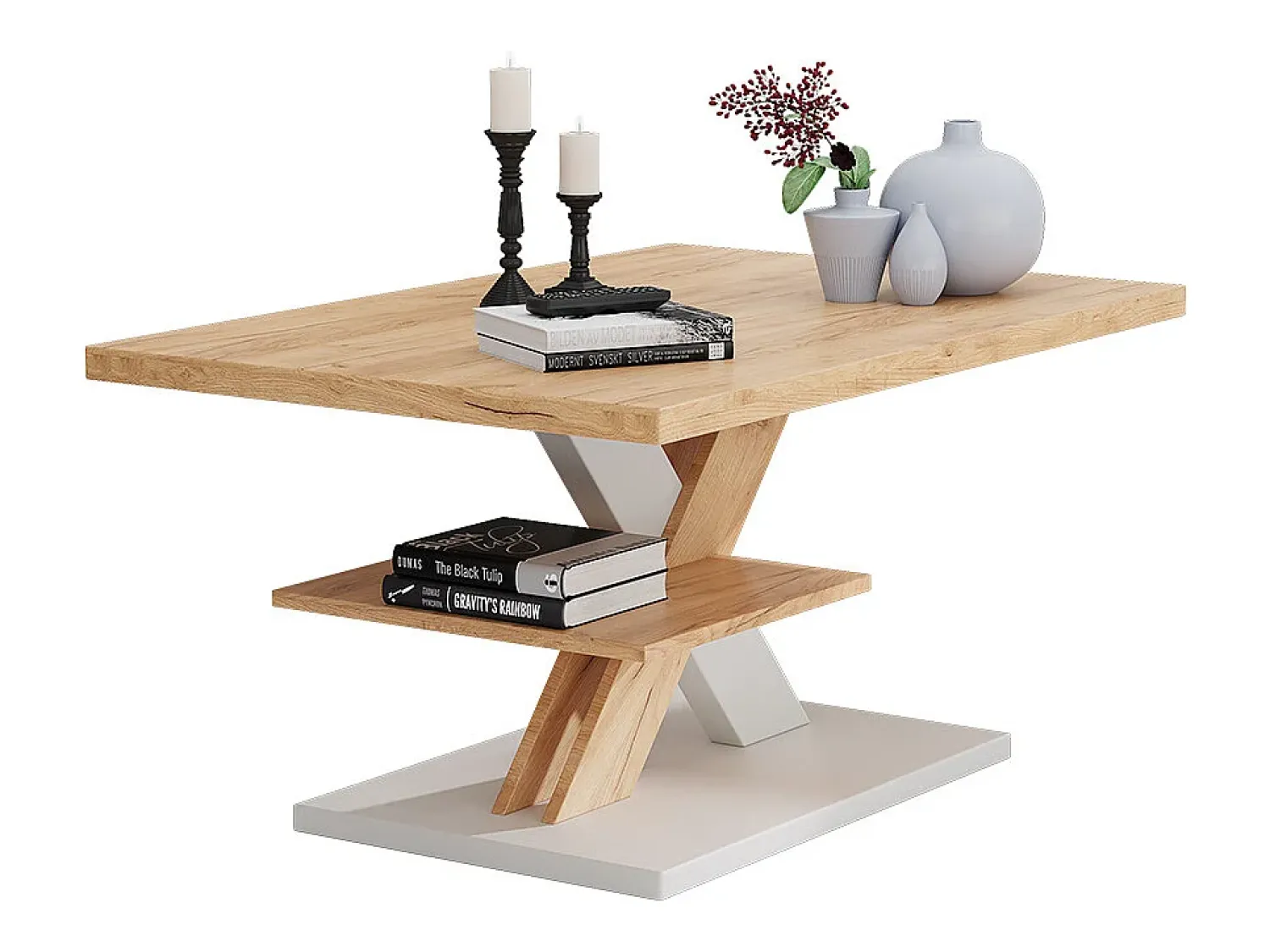 Mesa De Centro*Vicco Couchtisch 90x60x45 arivo Branco